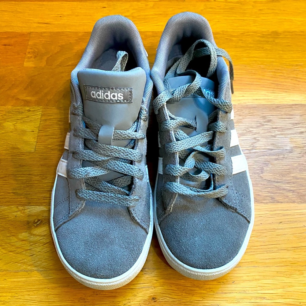 Boys Adidas suede shoes